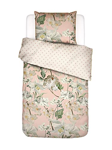 ESSENZA Bettwäsche Rosalee Blumen Baumwollsatin Blush, 155x220 + 1 x 80x80 cm, 401445-100DE-006, 155x220 + 1x 80x80 cm im Sale